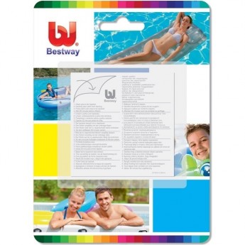 Ремонтный комплект BESTWAY 6.5х6.5см, самоклеящиеся заплатки, 10шт Ремонтный комплект BESTWAY 6.5х6.5см, самоклеящиеся заплатки, 10шт