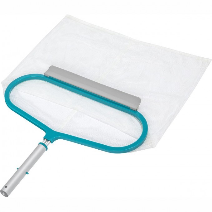 Сачок для сбора мусора BESTWAY со дна бассейна 50х26см, алюминиевый, под держатель D30мм 58661 BW Сачок для сбора мусора BESTWAY со дна бассейна 50х26см, алюминиевый, под держатель D30мм 58661 BW