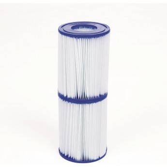 Сменный картридж тип II BESTWAY (комплект из 2 шт.), для фильтр-насоса 58117, 58148, 58383, 58386 Сменный картридж тип II BESTWAY (комплект из 2 шт.), для фильтр-насоса 58117, 58148, 58383, 58386