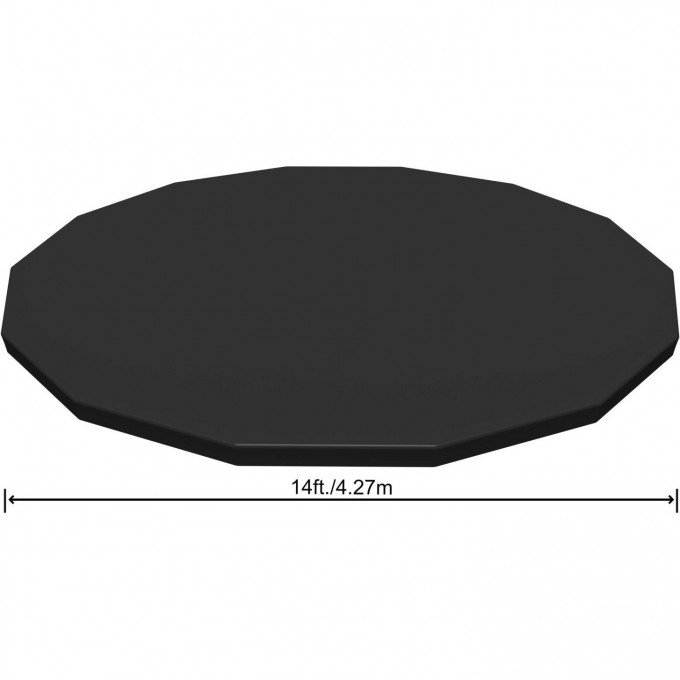 Тент для каркасного бассейна BESTWAY STEEL PRO MAX POOLS, POWER STEEL POOLS 427 см (d 430 см) 58248 BW Тент для каркасного бассейна BESTWAY STEEL PRO MAX POOLS, POWER STEEL POOLS 427 см (d 430 см) 58248 BW