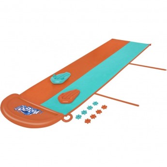 Водная дорожка BESTWAY 488см двухполосная с плотиками Водная дорожка BESTWAY 488см двухполосная с плотиками